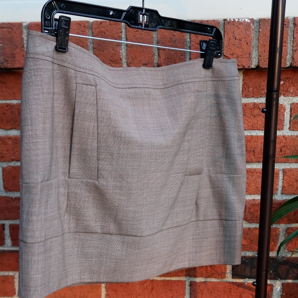 See by Chloe brown plaid skirt